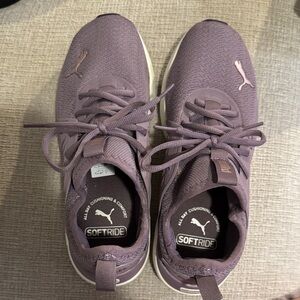 Puma Lavender SoftRide Athletic Shoes